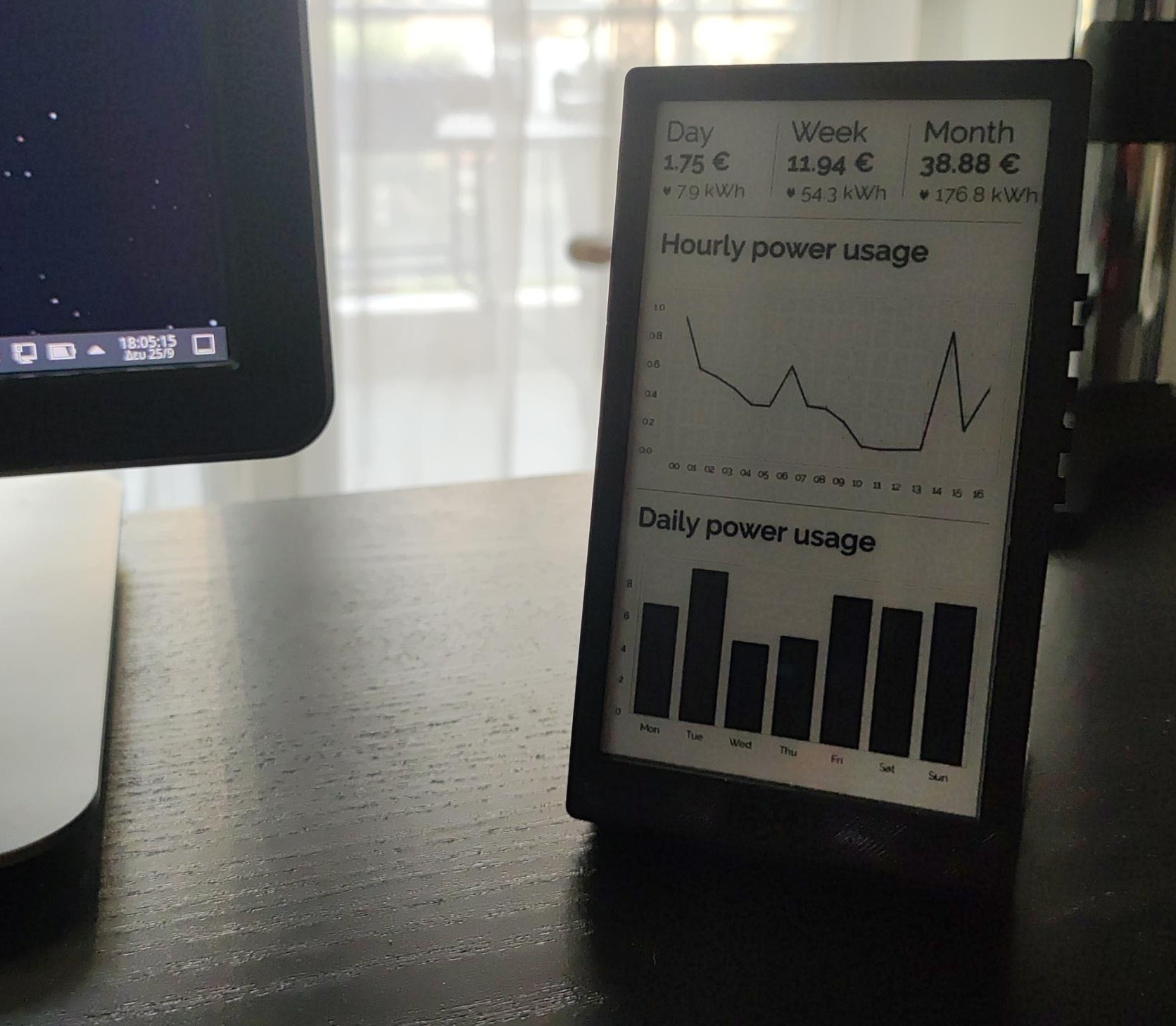 I made an e-ink display that shows my calendar - Stavros' Stuff